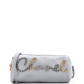 Chanel Chain Signe Bowling Bag Calfskin Small