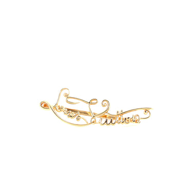 Louis Vuitton My LV Affair Hair Clip Barrette Metal
