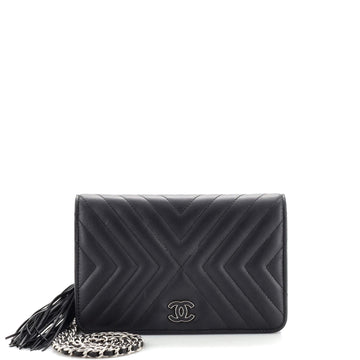 Chanel Wallet on Chain Chevron Lambskin