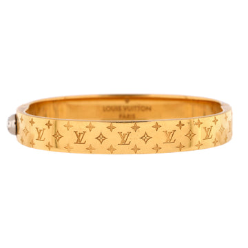 Louis Vuitton Nanogram Cuff Bracelet Metal