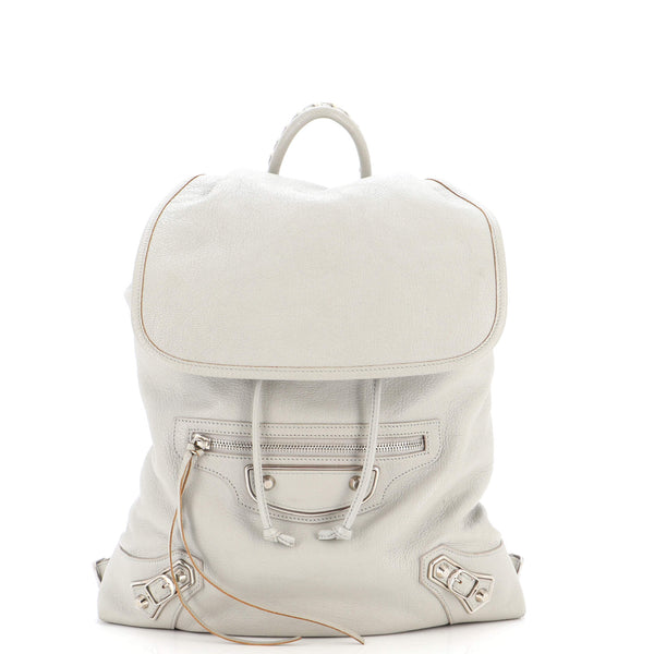 Balenciaga Classic Traveler Backpack Leather Extra Small Gray 2211991