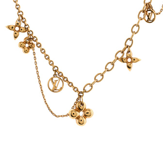 Louis Vuitton Blooming Supple Necklace in Metallic