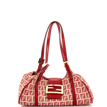 Fendi Shoulder Bag Zucchino Canvas Small