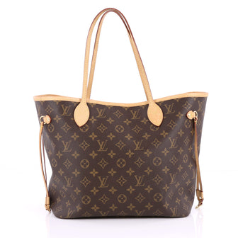 Louis Vuitton Neverfull NM Tote Monogram Canvas MM Brown 2212301