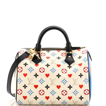 Louis Vuitton Speedy Bandouliere Bag Limited Edition Game On Multicolor Monogram 25