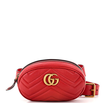 Gucci GG Marmont Belt Bag Matelasse Leather