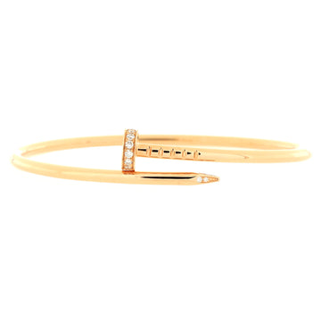 Cartier Juste un Clou Bracelet 18K Rose Gold with Diamonds Small