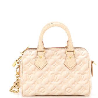 Louis Vuitton Speedy Bandouliere Bag Stardust Monogram Empreinte Leather 20