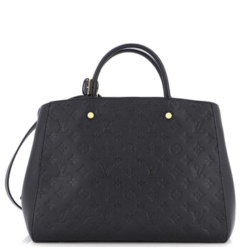 Louis Vuitton Montaigne Handbag Monogram Empreinte Leather GM