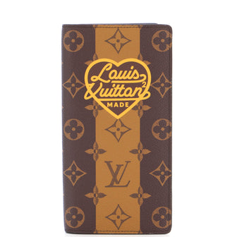 Louis Vuitton Brazza Wallet Limited Edition Stripes Monogram Canvas