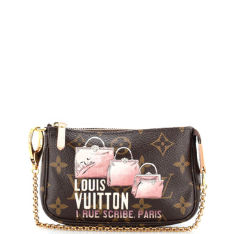 Louis Vuitton Pochette Accessoires Limited Edition Monogram Canvas Mini