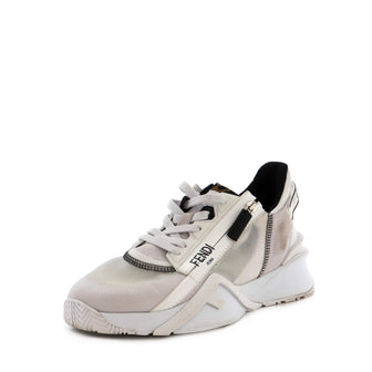 Fendi Women's Flow Low-Top Sneakers Mixed Materials