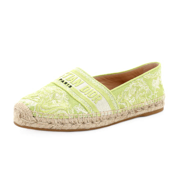Christian Dior Women's Granville Espadrilles Embroidered Canvas