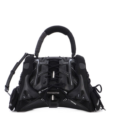 Balenciaga SneakerHead Top Handle Bag Mesh and Faux Leather Small