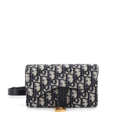 Christian Dior Saddle Rectangular Belt Bag Oblique Canvas