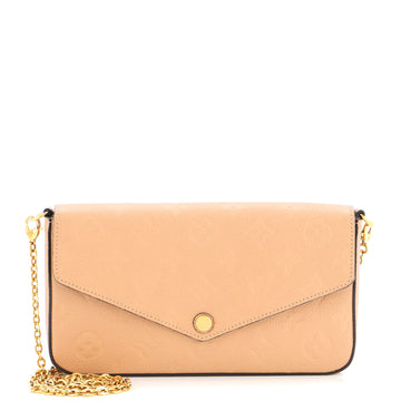 Louis Vuitton Felicie Pochette Monogram Empreinte Leather