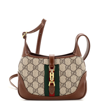Gucci Jackie 1961 Hobo GG Coated Canvas Mini