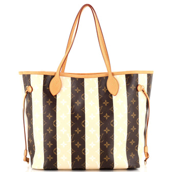 Louis Vuitton Neverfull Tote Limited Edition Monogram Rayures MM