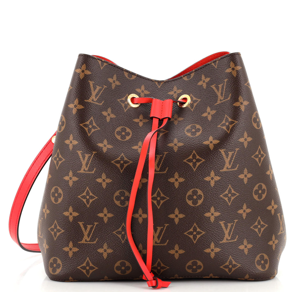 Louis Vuitton NeoNoe Handbag Monogram Canvas MM Brown 2212695