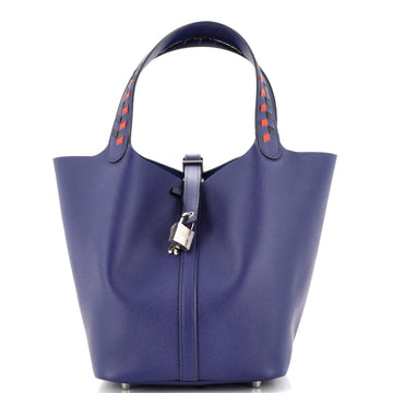Hermes Picotin Lock Bag Tressage Epsom MM