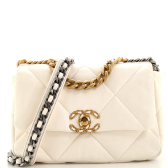 Chanel 19 Flap Bag Quilted Leather Medium