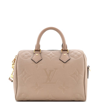 Louis Vuitton Speedy Bandouliere Bag Monogram Empreinte Giant 25