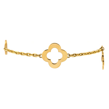 Van Cleef & Arpels Byzantine Alhambra 3 Motifs Bracelet 18K Yellow Gold