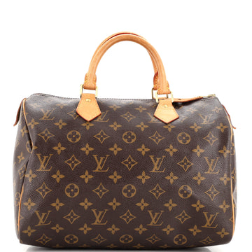 Louis Vuitton Speedy Handbag Monogram Canvas 30