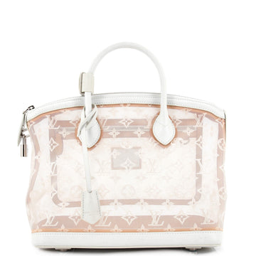 Louis Vuitton Transparence Lockit Handbag Mesh and Leather