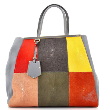 Fendi 2Jours Bag Stingray and Leather Large