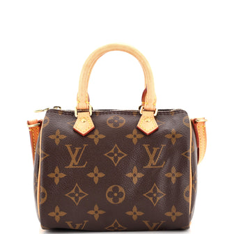 Louis Vuitton Speedy Bandouliere Bag Monogram Canvas Nano