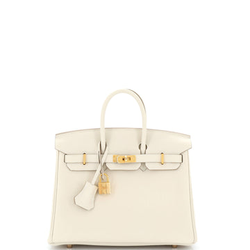 Hermes Birkin Handbag Light Togo with Rose Gold Hardware 25