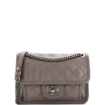Chanel French Riviera Flap Bag Quilted Calfskin Mini