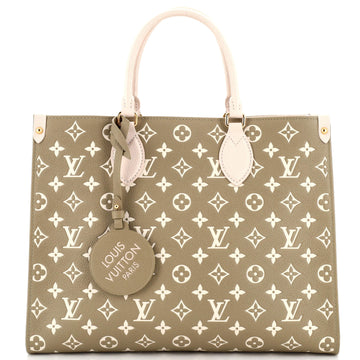 Louis Vuitton OnTheGo Tote Spring in the City Monogram Empreinte Leather MM