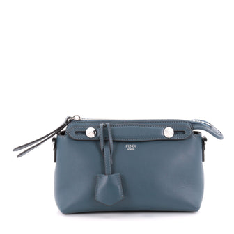 Fendi By The Way Satchel Calfskin Mini Blue