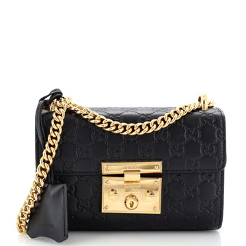 Gucci Padlock Shoulder Bag Guccissima Leather Small