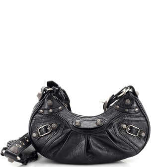 Balenciaga Le Cagole Giant Studs Shoulder Bag Leather XS
