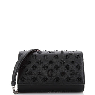 Christian Louboutin Paloma Clutch Embellished Leather Small