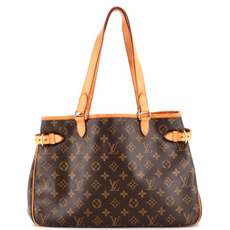 Louis Vuitton Batignolles Handbag Monogram Canvas Horizontal