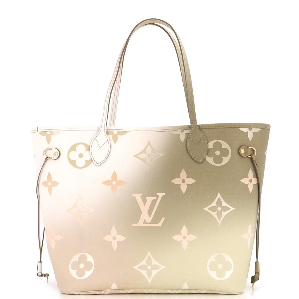 Louis Vuitton Neverfull NM Tote Spring in The City Monogram Giant Canvas mm Neutral