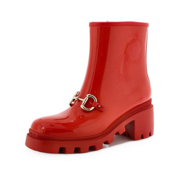 Gucci Women's Horsebit Ankle Boots (Outlet) Rubber