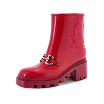 Gucci Women's Horsebit Ankle Boots (Outlet) Rubber