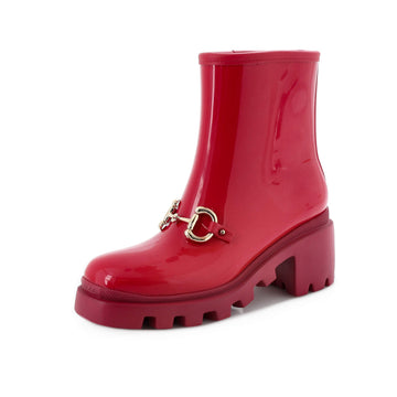 Gucci Women's Horsebit Ankle Boots (Outlet) Rubber