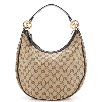 Gucci Twins Hobo GG Canvas Medium