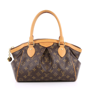 Louis Vuitton Tivoli Handbag Monogram Canvas PM Brown 2217201