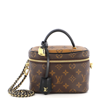 Louis Vuitton Vanity Handbag Reverse Monogram Canvas PM
