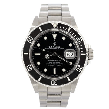 Rolex Oyster Perpetual Submariner Date Automatic Watch Stainless Steel 40