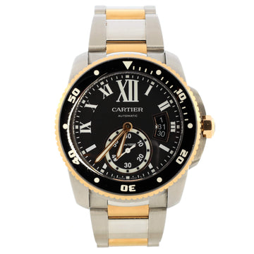 Cartier Calibre de Cartier Automatic Watch Stainless Steel and Rose Gold 42