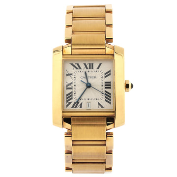 Cartier Tank Francaise Automatic Watch Yellow Gold 28