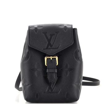 Louis Vuitton Tiny Backpack Monogram Empreinte Giant Black 2085111